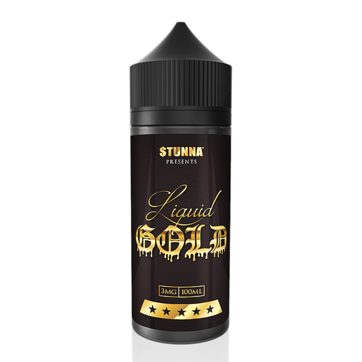 Stunna Liquid Gold Vape E-Liquid - 0mg 100ml